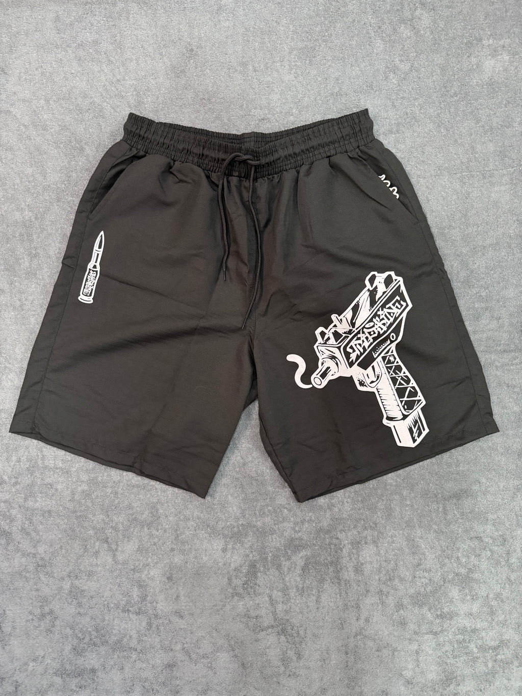 SHORT TRIP SIDE UZI - PRETO