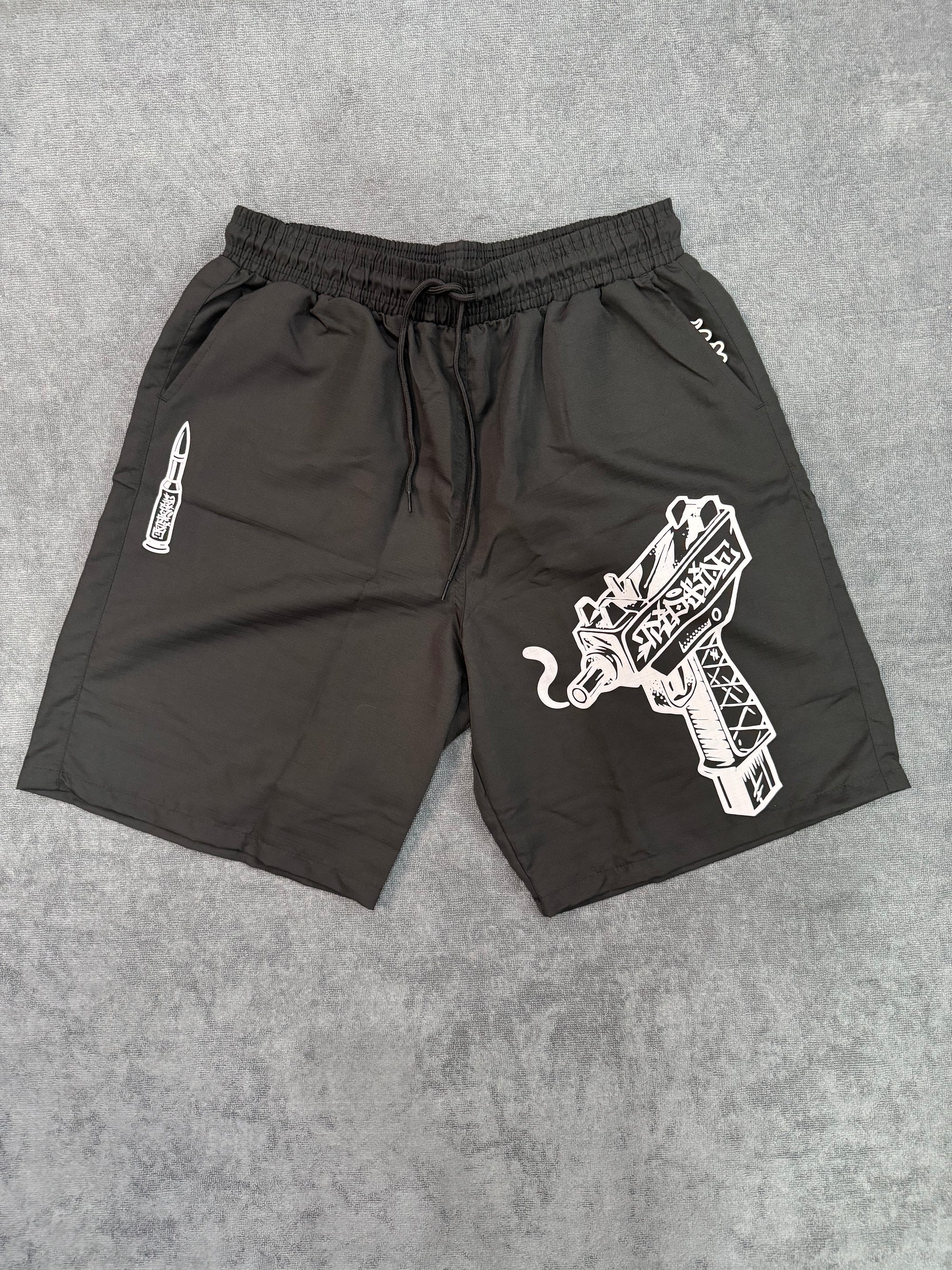 SHORT TRIP SIDE UZI - PRETO