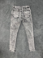 CALÇA BROW JEANS JOGADOR - CINZA/PRETO