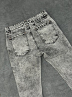 CALÇA BROW JEANS JOGADOR - CINZA/PRETO