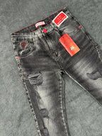 CALÇA BROW JEANS JOGADOR - CINZA ESCURO