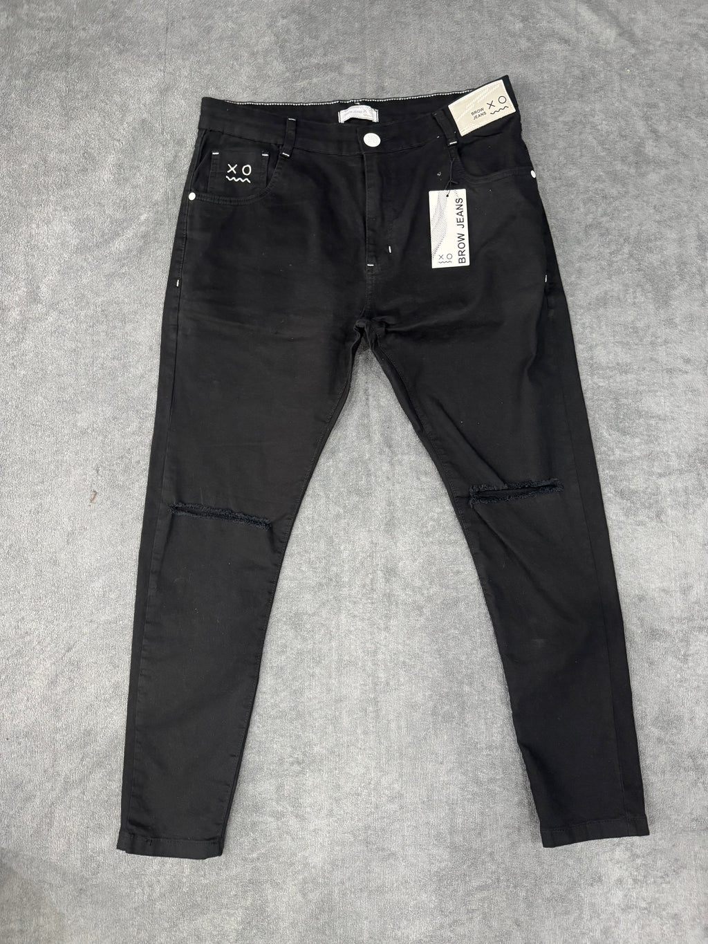 CALÇA BROW JEANS JOGADOR - PRETA