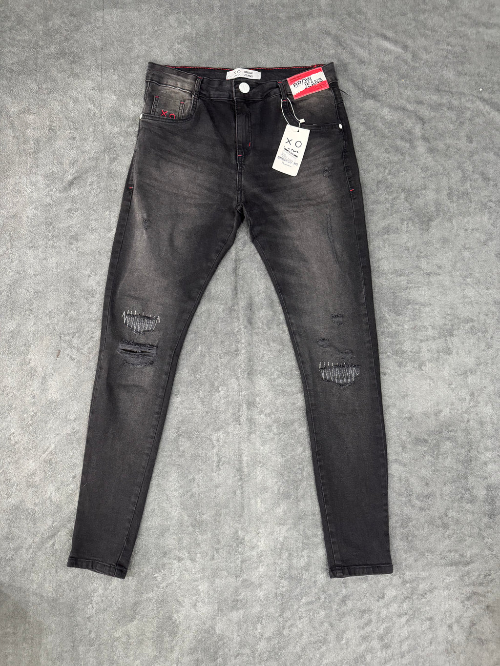 CALÇA BROW JEANS JOGADOR - PRETA