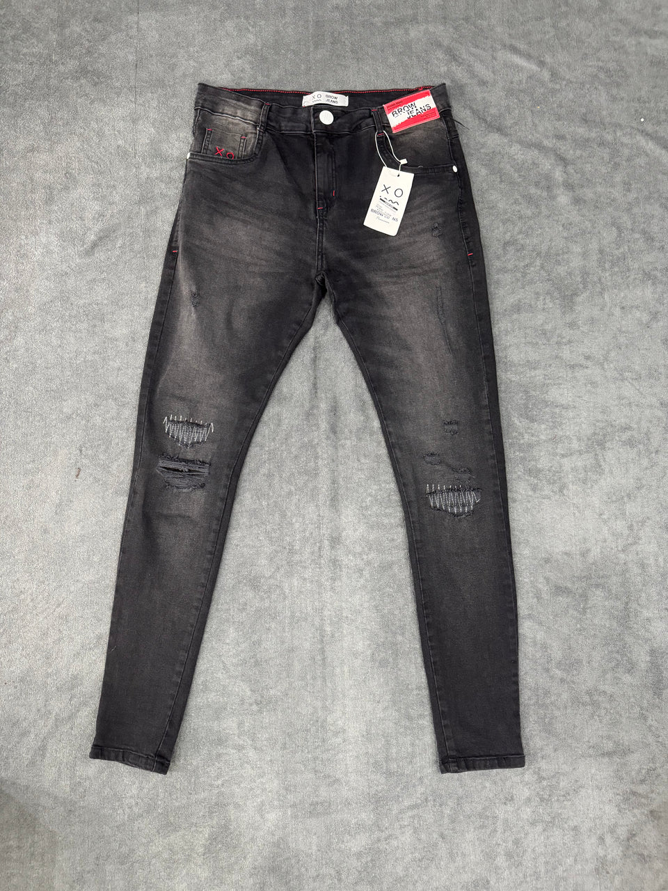 CALÇA BROW JEANS JOGADOR - PRETA