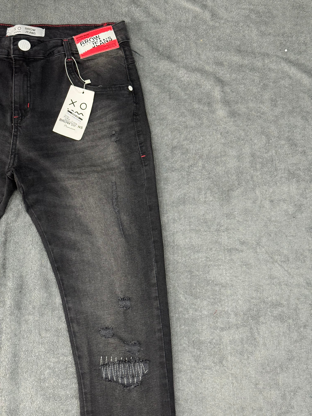 CALÇA BROW JEANS JOGADOR - PRETA