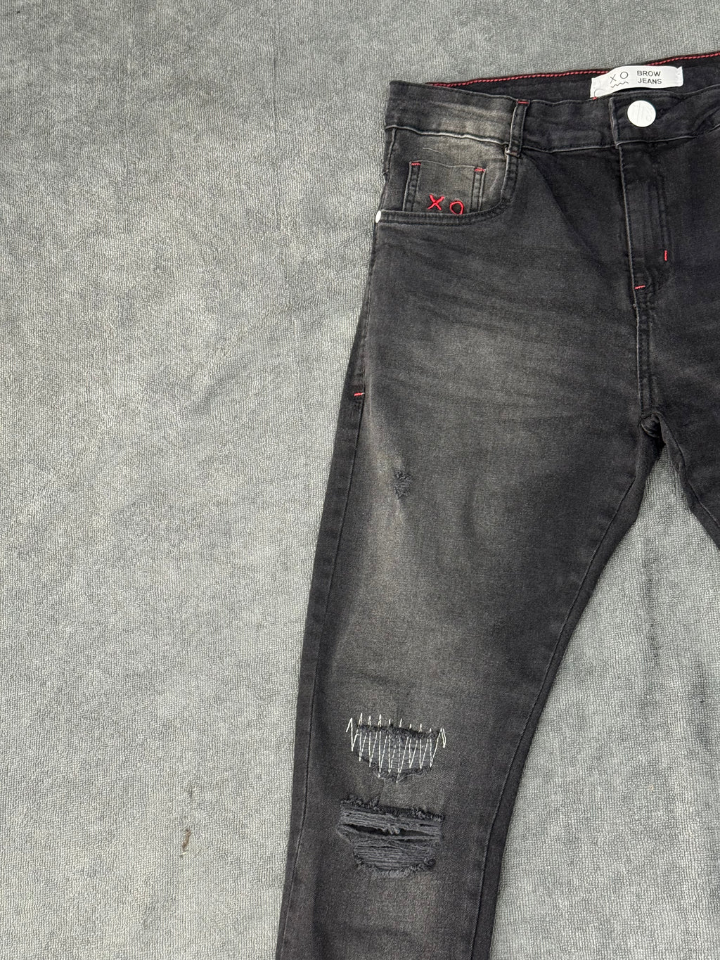 CALÇA BROW JEANS JOGADOR - PRETA