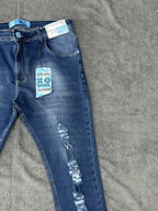 CALÇA BROW JEANS JOGADOR - AZUL