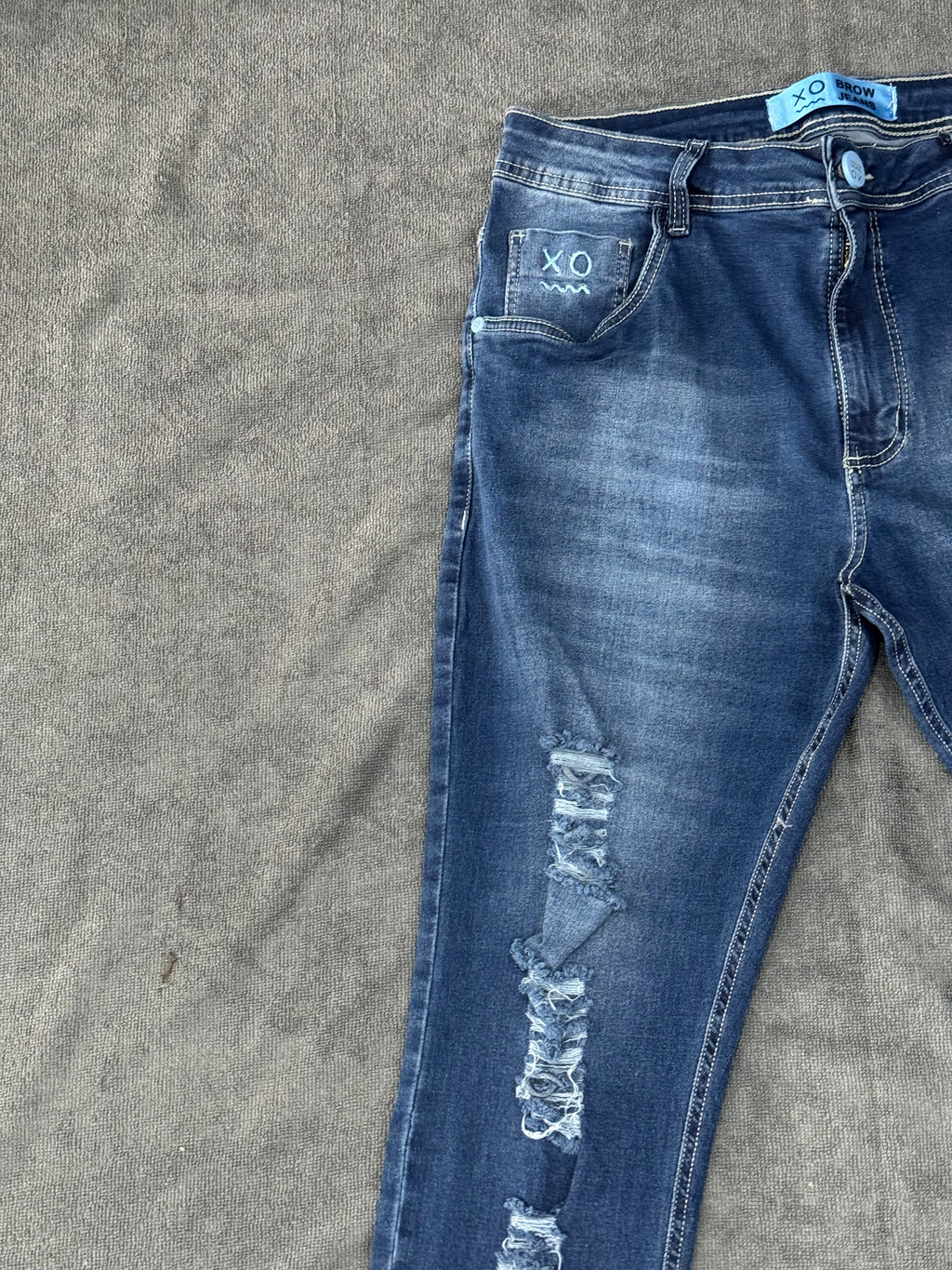 CALÇA BROW JEANS JOGADOR - AZUL