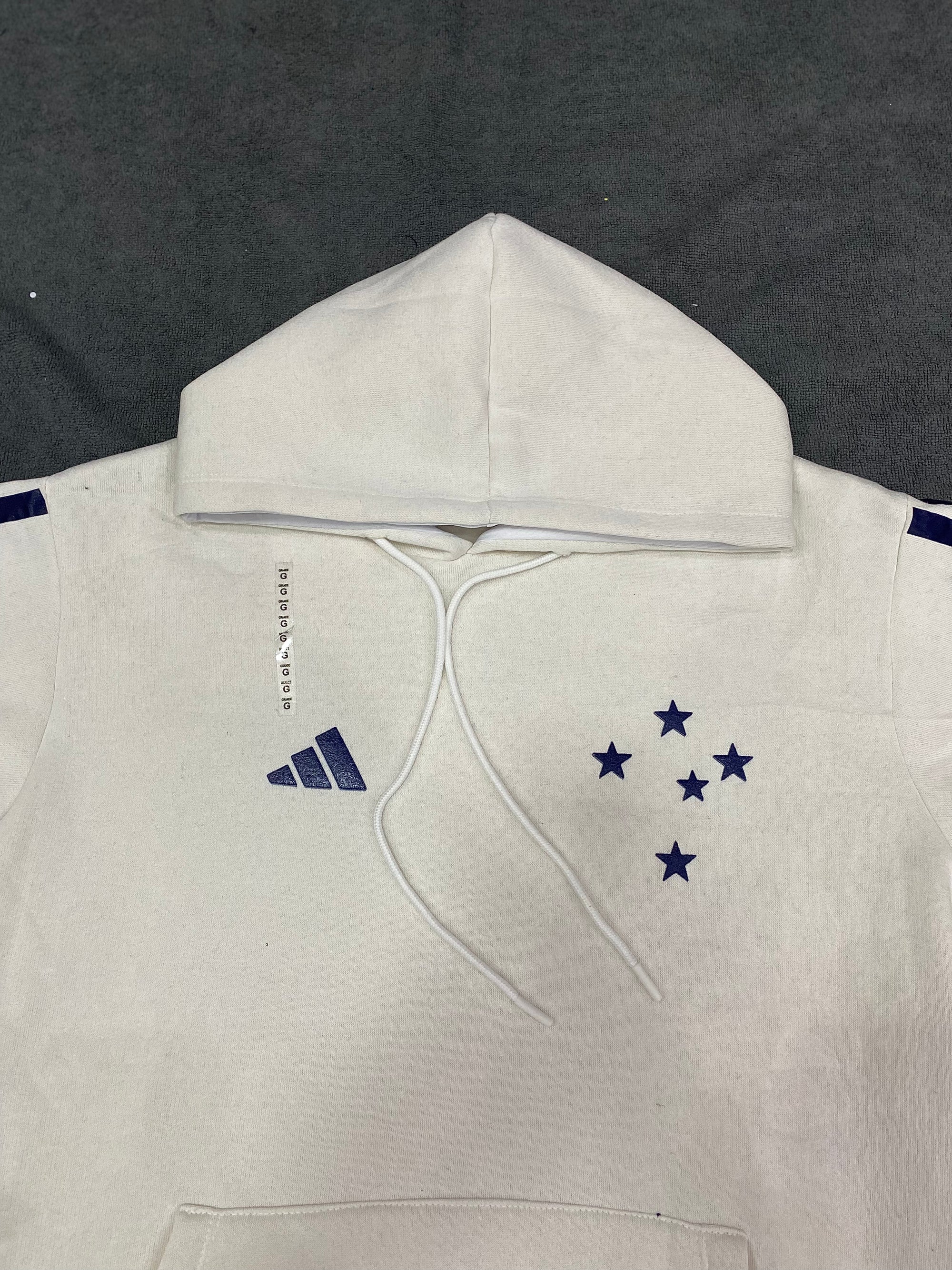 BLUSA MOLETOM CRUZEIRO - BRANCO