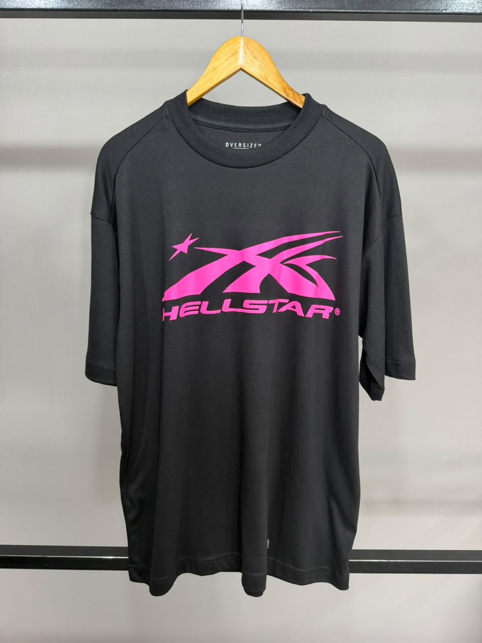 CAMISETA OVERSIZED HELLSTAR - PRETA