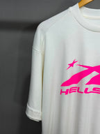 CAMISETA OVERSIZED HELLSTAR - OFF WHITE