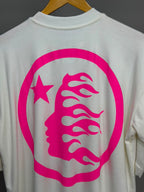 CAMISETA OVERSIZED HELLSTAR - OFF WHITE
