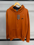 Moletom NK Logo - Marrom