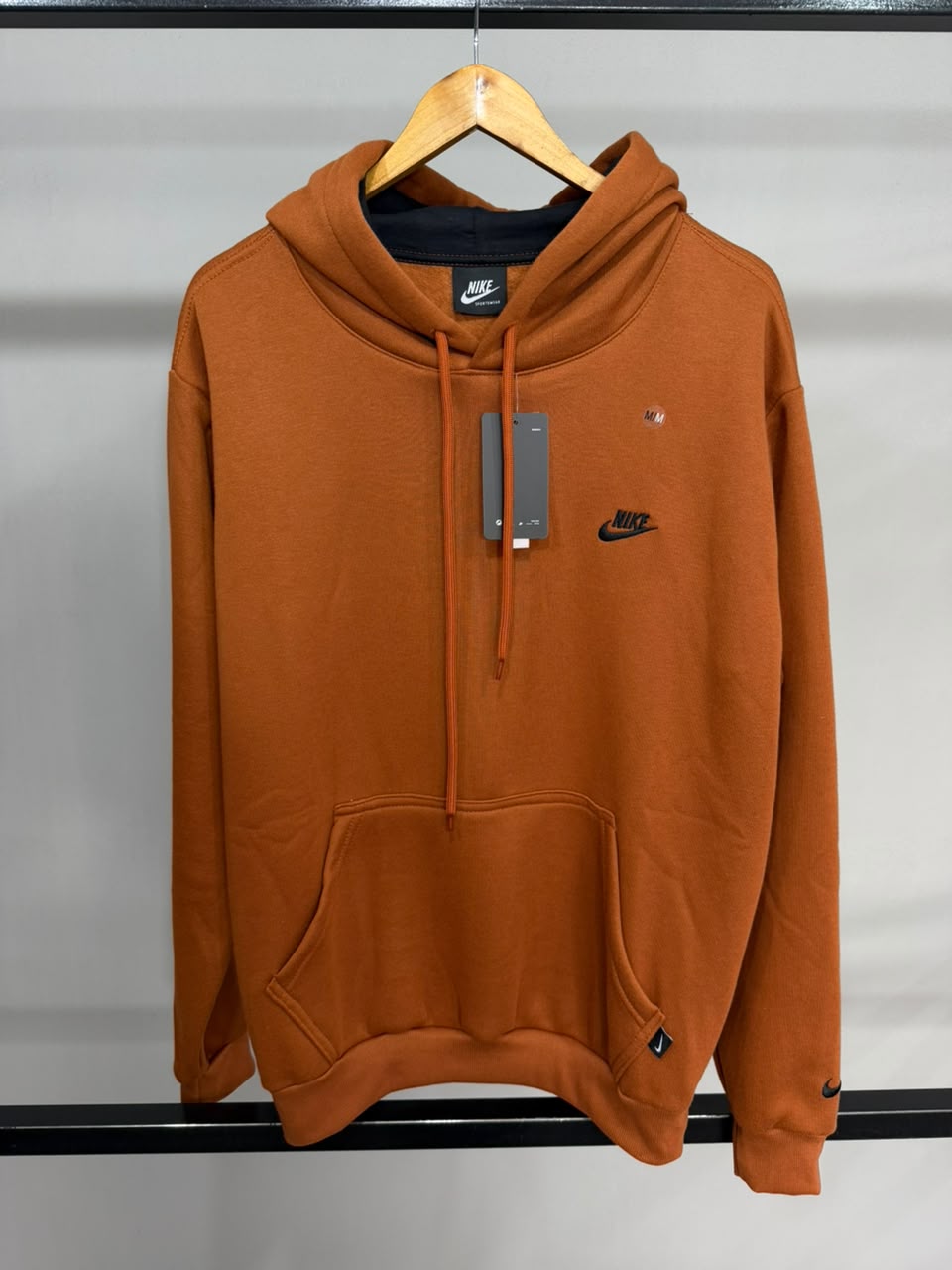 Moletom NK Logo - Marrom