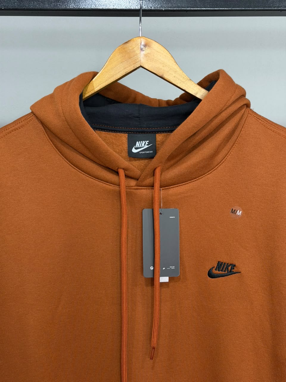 Moletom NK Logo - Marrom