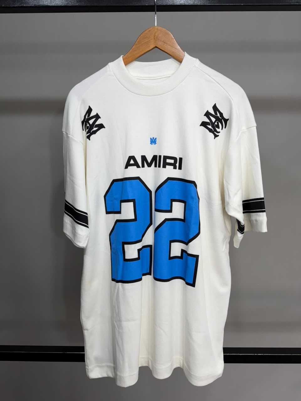 Camiseta Oversized Amiri 22 - Off White