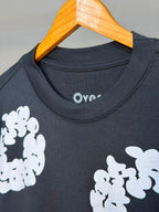 Camiseta Oversized Denim Tears - Preta