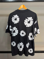 Camiseta Oversized Denim Tears - Preta