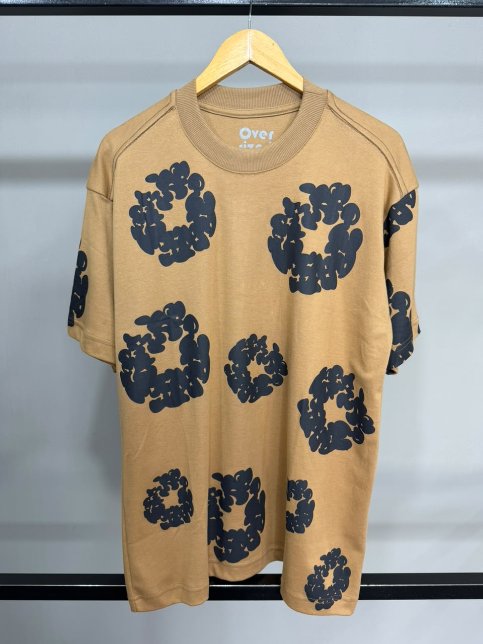 Camiseta Oversized Denim Tears - Marrom