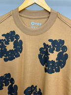 Camiseta Oversized Denim Tears - Marrom