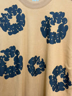 Camiseta Oversized Denim Tears - Marrom