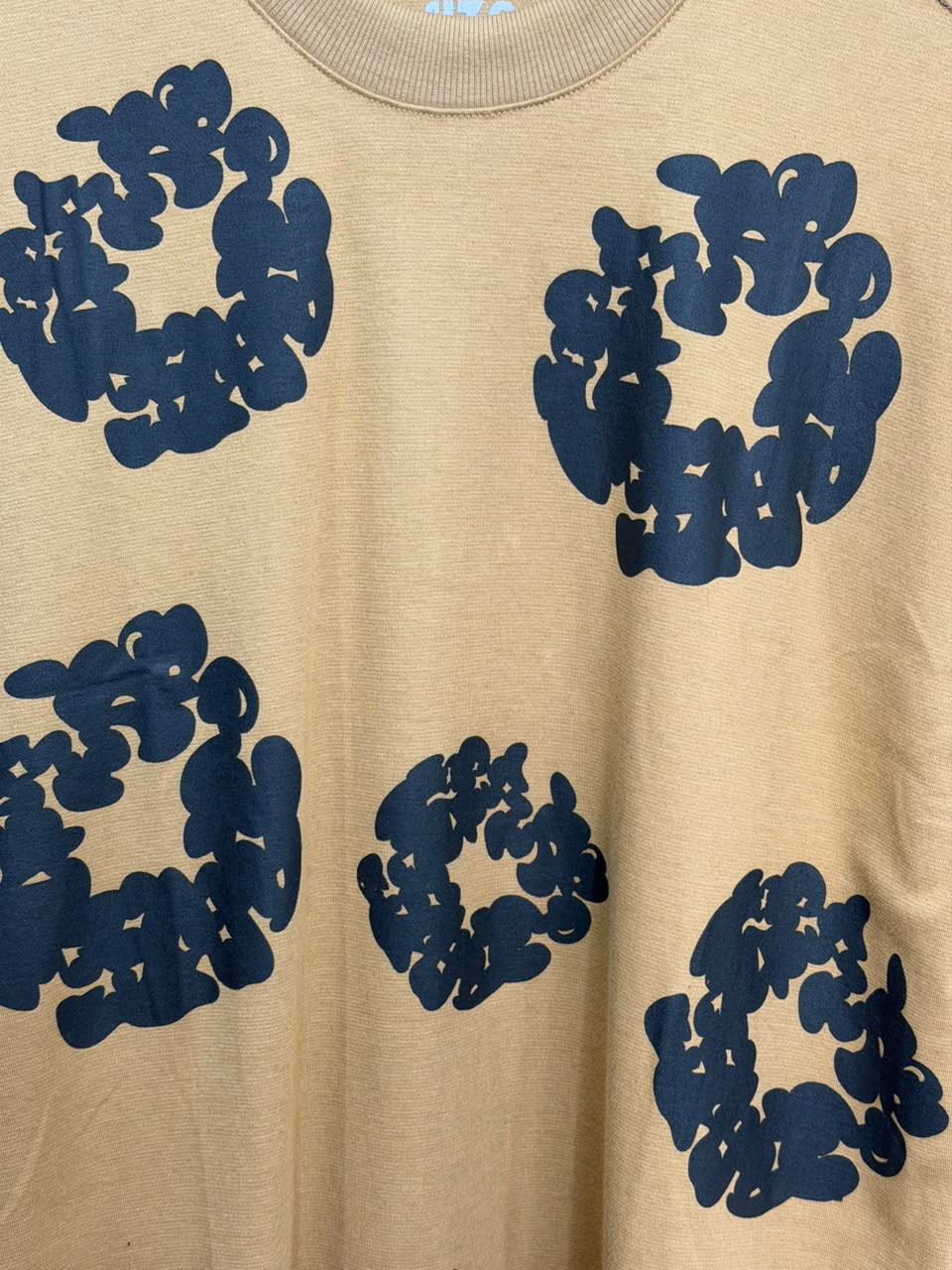 Camiseta Oversized Denim Tears - Marrom
