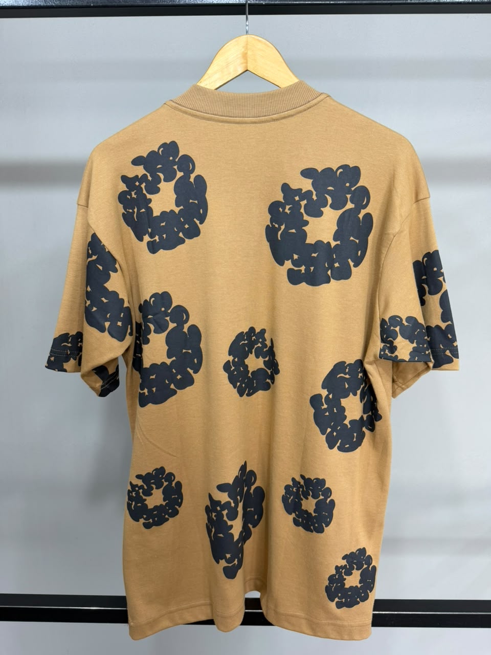Camiseta Oversized Denim Tears - Marrom
