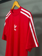 CAMISETA OVERSIZED ADD LOGO - VERMELHA