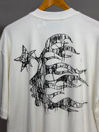 CAMISETA OVERSIZED HELLSTAR - OFF WHITE