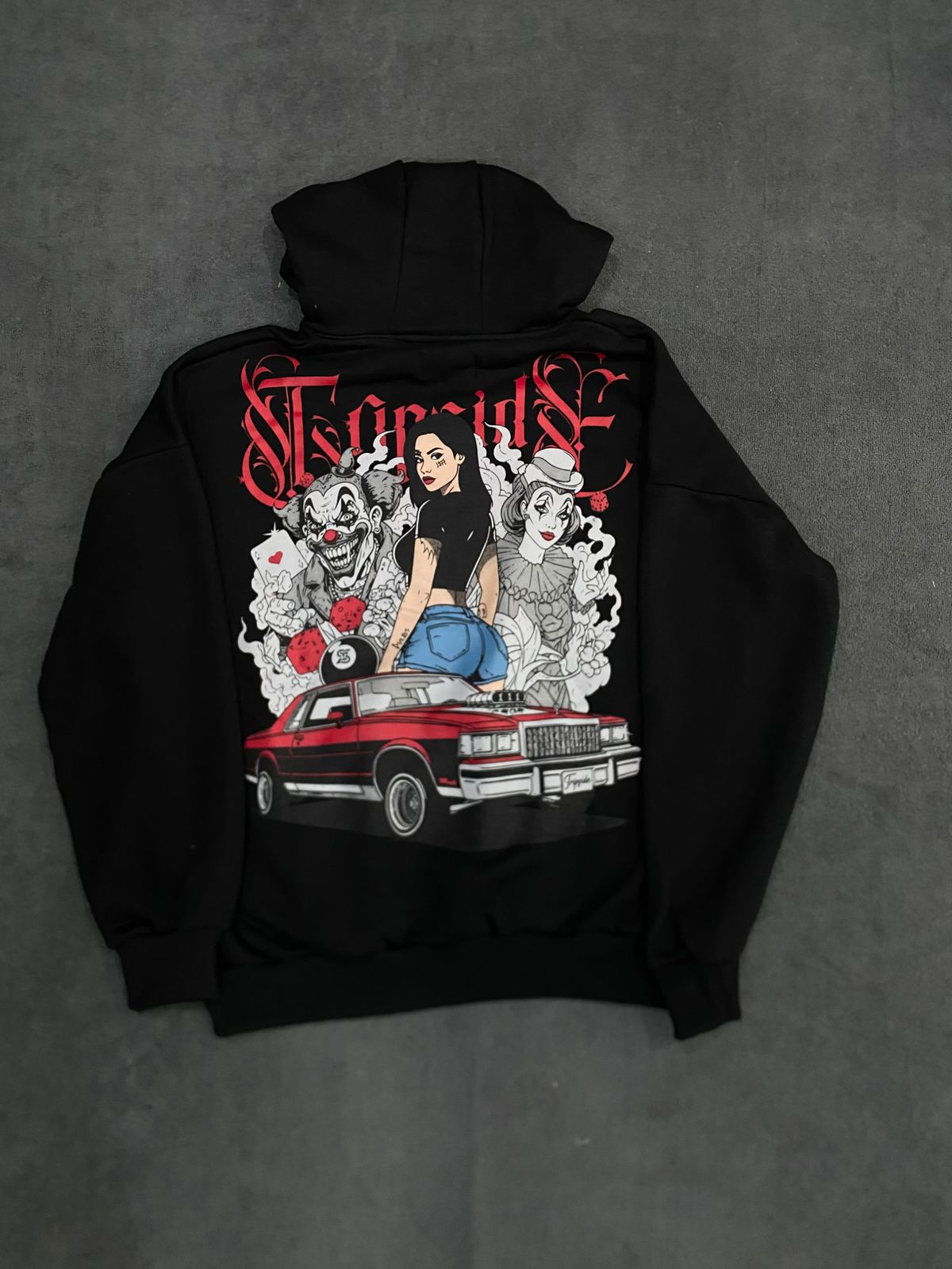 MOLETOM TRIP SIDE - PRETO