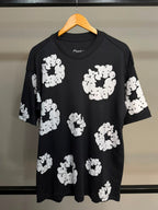 Camiseta Oversized Denim Tears - Preta
