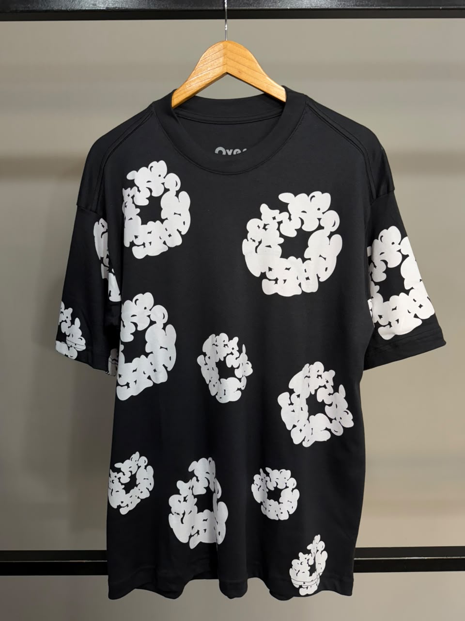 Camiseta Oversized Denim Tears - Preta